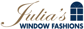 Julia's Window Fashions, Hunter Douglas Window Coverings Logo